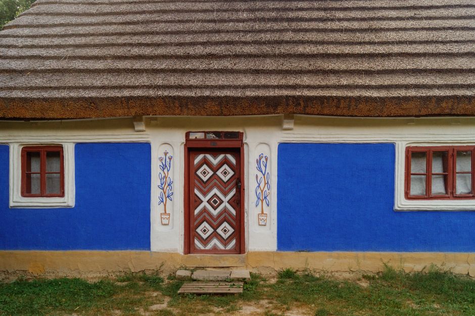 House facade with a fresh coat of paint
